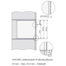 Miele Einbau-Kaffeevollautomat CVA 7845 Edelstahl CleanSteel mit Frischwasseranschlu&szlig;