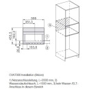 Miele Einbau-Kaffeevollautomat CVA 7845 Edelstahl CleanSteel mit Frischwasseranschlu&szlig;