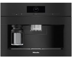 Miele Einbau-Kaffeevollautomat CVA 7845 Obsidianschwarz mit Frischwasseranschlu&szlig;