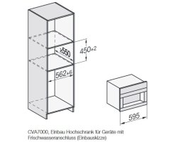 Miele Einbau-Kaffeevollautomat CVA 7845 Graphitgrau mit Frischwasseranschlu&szlig;