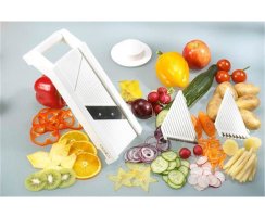 GSD Universal-Gemüsehobel 3-in-1, Farbe Weiß...