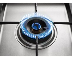 Miele ProLine Gaskochmulde CS 1011-1 G Edelstahl - 28,8 x 52 cm