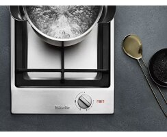 Miele ProLine Gaskochmulde CS 1011-1 G Edelstahl - 28,8 x 52 cm