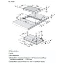 Miele ProLine Gaskochmulde CS 1011-1 G Edelstahl - 28,8 x 52 cm
