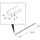 BORA Seitenleisten f&uuml;r Kochfeldtiefe 515 mm USL515