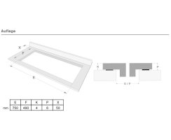 Novy Induktionskochfeld Pro InTouch 80 cm 5 Kochzonen 1776
