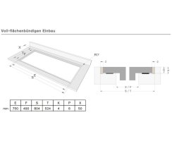 Novy Induktionskochfeld Pro InTouch 80 cm 5 Kochzonen 1776
