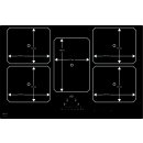Novy Induktionskochfeld Pro InTouch 80 cm 5 Kochzonen 1776