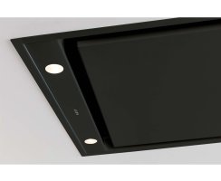 Novy Deckenhaube Compact Pureline 90 cm schwarz mit LED 6812