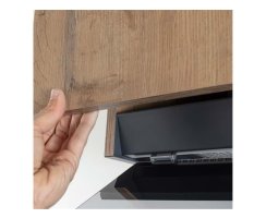 Novy Schrankhaube Premium Fusion Pro 60 cm Anthrazit Glas mit LED 8710