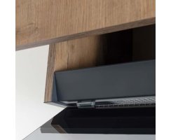 Novy Schrankhaube Premium Fusion Pro 60 cm Anthrazit Glas mit LED 8710