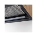 Novy Schrankhaube Premium Fusion Pro 90 cm Anthrazit Glas mit LED 8740