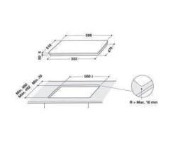 Bauknecht Einbaubackofen BIK9 PPH8TS2 mit Induktionskochfeld BS 2360F AL (60 cm) im Set BAKO9 THF26