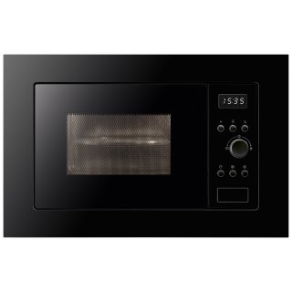 Oranier Hängeschrank-Mikrowelle, 700 W, 1000 W Grill, für Nische 60 x 38 cm, pureBLACK HMG360 (9701 15)