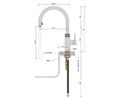 Quooker Flex mit PRO3 Reservoir - schwarz FXRBLK PRO3  *inkl. 7 JAHRE GARANTIE*