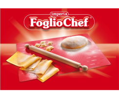 GSD Silikon-Backunterlage "FoglioChef" mit Teilrolle aus Holz