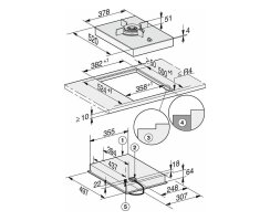 Miele SmartLine Gas-Kochmulde CS 7101-1 FL - 37,8 x 52 cm