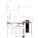 Quooker Fusion Square mit COMBI+ Reservoir &amp; CUBE Gold 22+FSGLDCUBE  *inkl. 7 JAHRE GARANTIE*