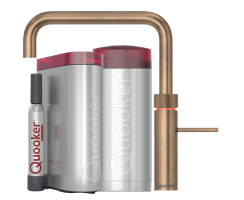 Quooker Fusion Square COMBI CUBE Messing Patina *7 Jahre...