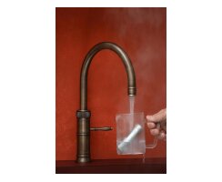 Quooker Classic Fusion Round COMBI+ CUBE Messing Patina *7 Jahre Garantie* CFNRPTB COMBI+ CUBE