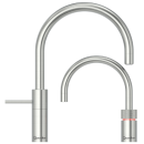 Quooker Nordic Round Twintaps COMBI CUBE Voll-Edelstahl *7 Jahre Garantie* 22NRRVSTTCUBE