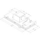 Novy Deckenhaube Premium Pureline Pro 120 cm weiß 6941