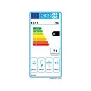 Novy Inselhaube Flat´line 90 cm 7642 schwarz
