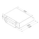 Novy Adapter Flachkanal zur H&ouml;henreduzierung f&uuml;r Pure&acute;line Pro 6930050