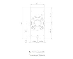 Novy Gas Pro Altar Top 30 cm 1 Kochzone 56002