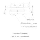 Novy Gas Pro Altar Top 30 cm 1 Kochzone 56002