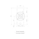 Novy Gas Pro Azuma Top 30 cm 1 Kochzone 56004