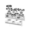 Novy Gas Pro Dempo Top 90 cm 4 Kochzonen 56010
