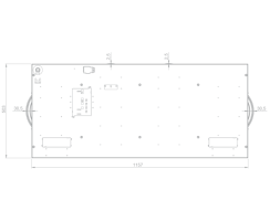 Novy Gas Pro Drum Top 120 cm 4 Kochzonen 56014