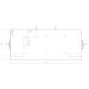 Novy Gas Pro Drum Top 120 cm 4 Kochzonen 56014