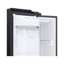 Samsung Side-by-Side, 178 cm, 614 l, EEK: E, Festwasseranschluss, Family Hub, Eis- und Wasserspender, Twin Cooling+&trade;, Metal Cooling, Premium Black Steel RS6HA8891B1/EG