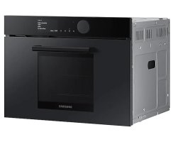 Samsung Infinite Kompakt-Einbaubackofen mit Mikrowelle, Dampfreinigung, WiFi, Onyxschwarz gl&auml;nzend NQ50T8539BK/EG