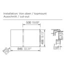Schock Auflage-Einbauspüle Tia D-100 A Silverstone inkl. Funktionsschalenset und Multifunktionaler Träger