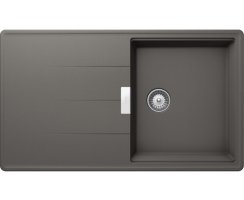 Schock Unterbau-Einbauspüle Tia D-100 U Silverstone...
