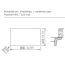 Schock Unterbau-Einbauspüle Tia D-100 U Bronze inkl. Funktionsschalenset und Multifunktionaler Träger