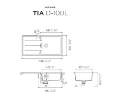 Schock Auflage-Einbauspüle Tia D-100L A Bronze inkl. Funktionsschalenset und Multifunktionaler Träger