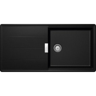 Schock Auflage-Einbauspüle Tia D-100L U Magma inkl. Funktionsschalenset und Multifunktionaler Träger