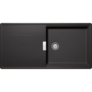 Schock Auflage-Einbauspüle Tia D-100L U Stone inkl. Funktionsschalenset und Multifunktionaler Träger