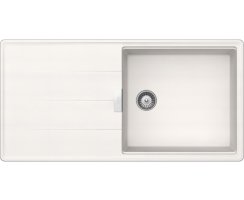 Schock Auflage-Einbauspüle Tia D-100L U Polaris...