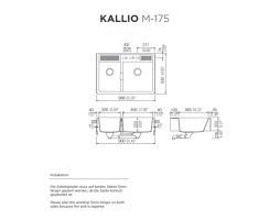 Schock Einbausp&uuml;le Kallio M-175 Green Line Night