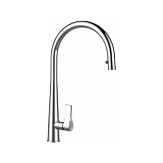 Schock Armatur Gota 521120CHR, Chrom, Hochdruck, Ausziehbarer Auslauf