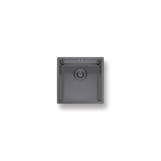 Pyramis Einbauspüle Astris Colora (50x40) 1B Gun Metal 101055801 Flächenbündig