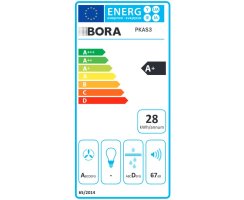 BORA Professional 3.0 Pro Kochfeldabzugsystem All Black mit integriertem L&uuml;fter PKAS3AB