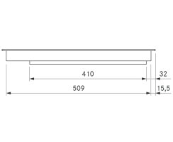 BORA Professional 3.0 Pro Induktions-Kochfeld Knebelring Edelstahl PKI3