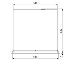 BORA Set-Multischublade inkl. Glasfront MSS140
