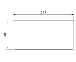 BORA Set-Multischublade inkl. Glasfront MSS290